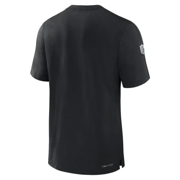 New york jets nike sideline player performance t shirt Black L