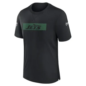 New york jets nike sideline player performance t shirt Black M