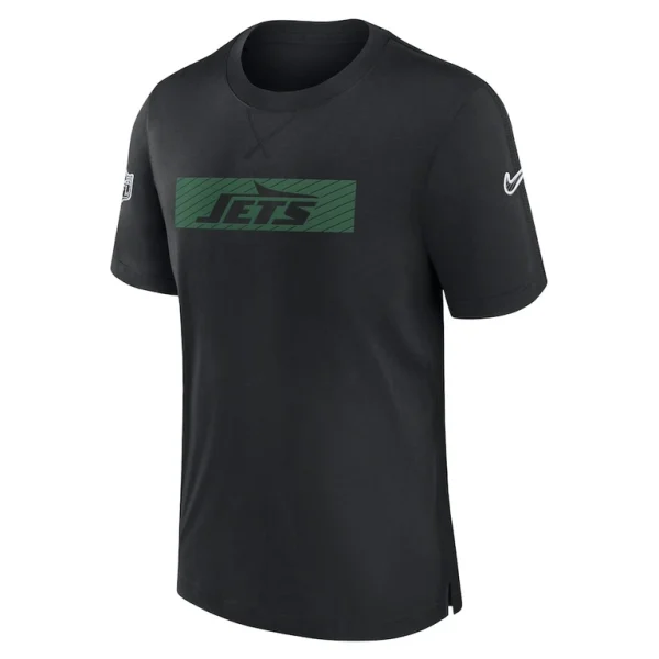 New york jets nike sideline player performance t shirt Black M