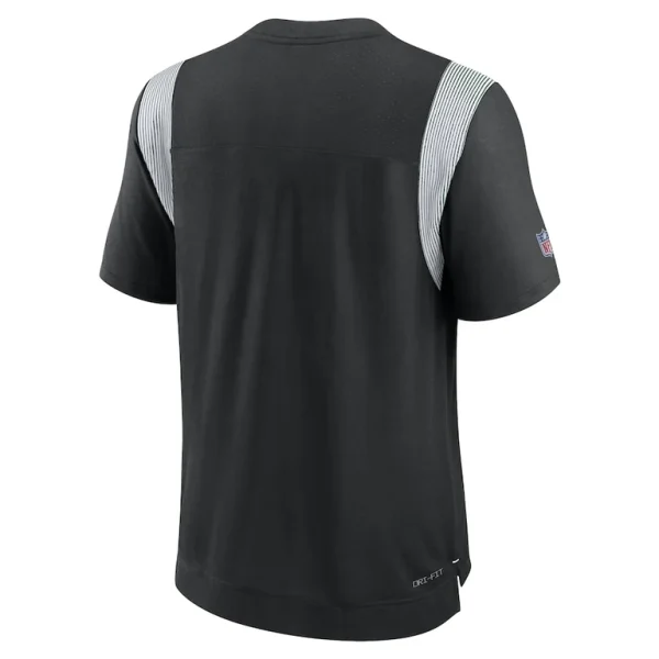 New york jets nike sideline tonal logo performance player t shirt Black L