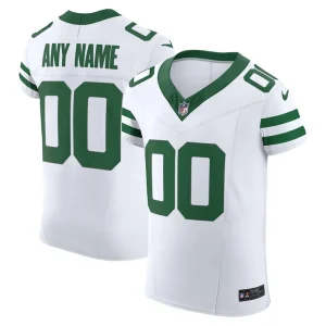 New york jets nike vapor f.u.s.e. elite custom jersey White