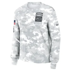 New york jets nike womens 2024 salute to service long sleeve t shirt Arctic camo S
