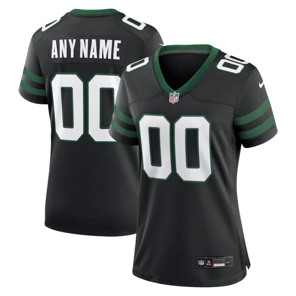 New york jets nike womens alternate custom game jersey Legacy black