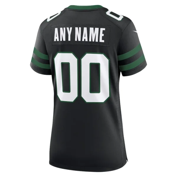 New york jets nike womens alternate custom game jersey Legacy black L