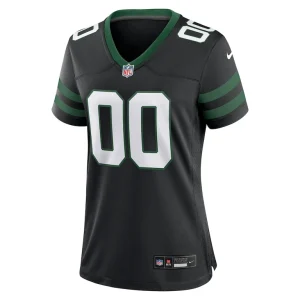 New york jets nike womens alternate custom game jersey Legacy black M