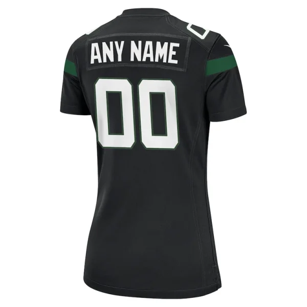 New york jets nike womens alternate custom game jersey Stealth black L