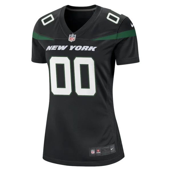 New york jets nike womens alternate custom game jersey Stealth black M