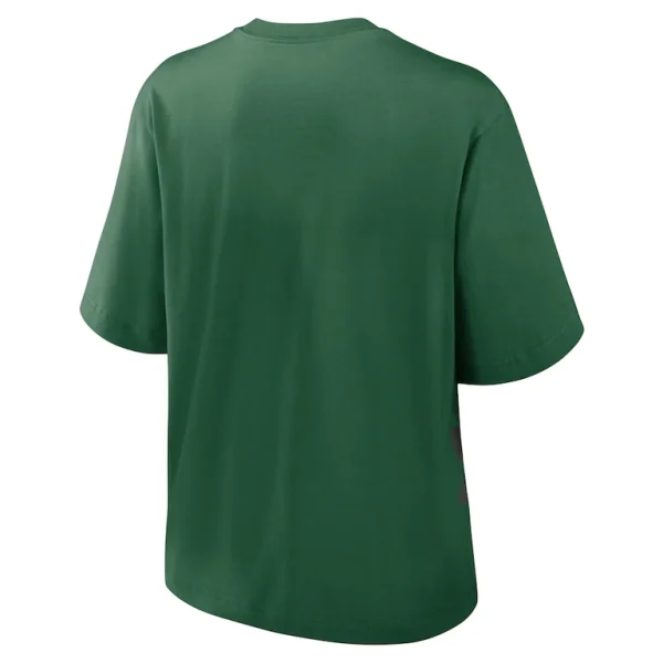 New york jets nike womens boxy t shirt Green M