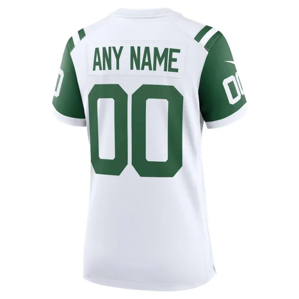 New york jets nike womens classic alternate custom replica jersey White L