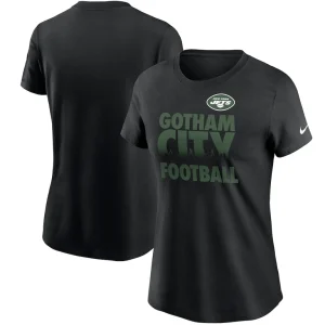 New york jets nike womens hometown collection t shirt Black