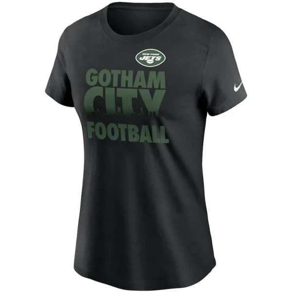 New york jets nike womens hometown collection t shirt Black M