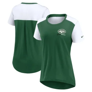 New york jets nike womens performance fashion t shirt Green