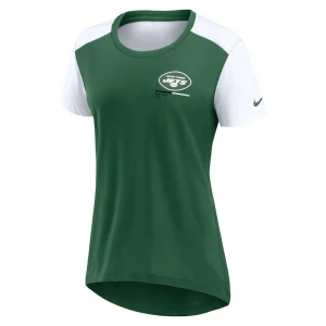 New york jets nike womens performance fashion t shirt Green S