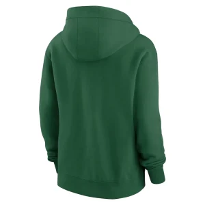 New york jets nike womens phoenix hoodie full zip sweatshirt Green M