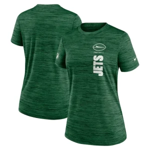 New york jets nike womens sideline velocity performance t shirt Green