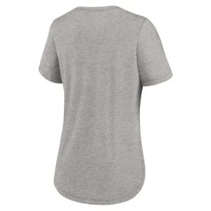 New york jets nike womens team shout out tri blend t shirt Heather gray M