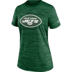 New york jets nike womens velocity sideline performance t shirt Green S