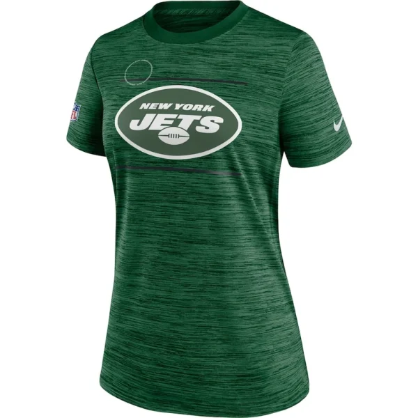 New york jets nike womens velocity sideline performance t shirt Green S