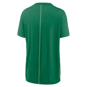 New york jets nike womens wordmark tri blend t shirt Creamkelly green M
