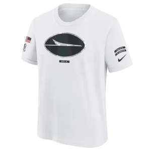 New york jets nike youth 2024 salute to service t shirt White Yth M