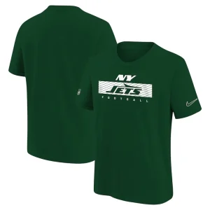 New york jets nike youth 2024 sideline legend performance t shirt Green