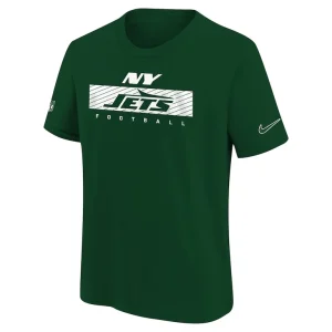 New york jets nike youth 2024 sideline legend performance t shirt Green Yth M