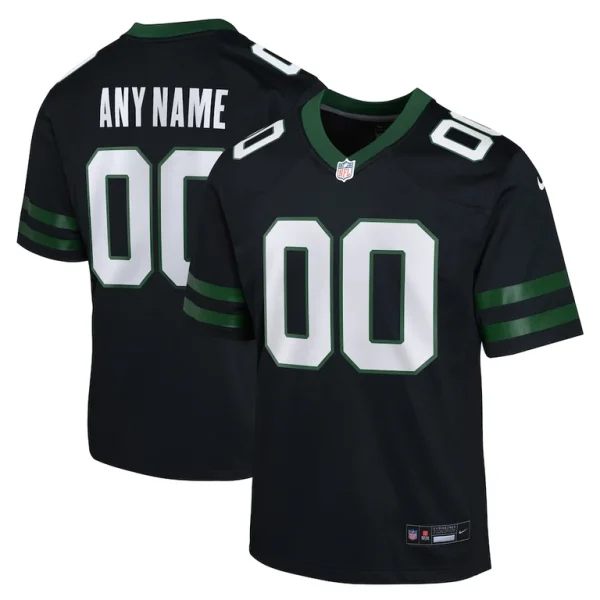 New york jets nike youth alternate custom game jersey Legacy black