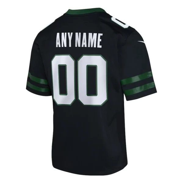 New york jets nike youth alternate custom game jersey Legacy black Yth L