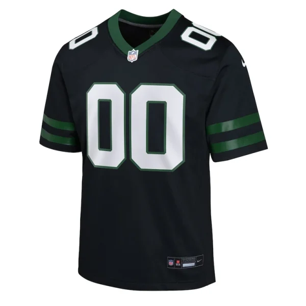New york jets nike youth alternate custom game jersey Legacy black Yth M