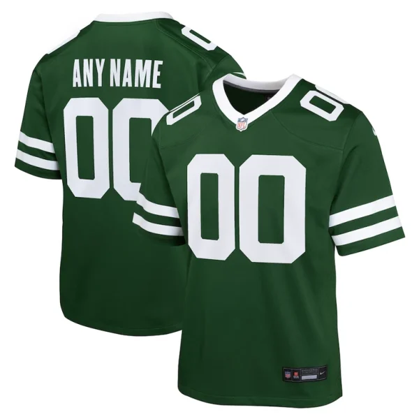 New york jets nike youth custom game jersey Legacy green