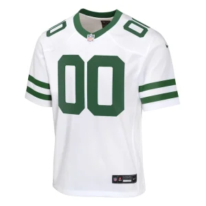 New york jets nike youth custom game jersey Legacy white Yth M