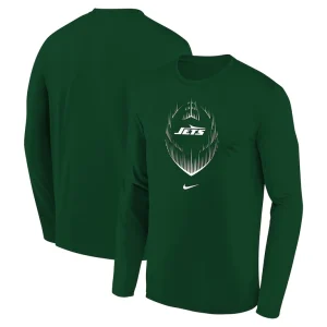 New york jets nike youth legend icon long sleeve t shirt Green