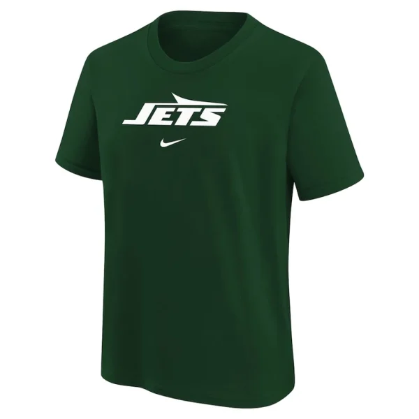 New york jets nike youth logo t shirt Green Yth M