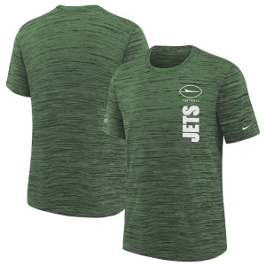New york jets nike youth sideline velocity performance t shirt Green
