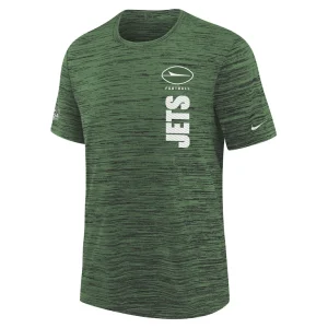 New york jets nike youth sideline velocity performance t shirt Green Yth M