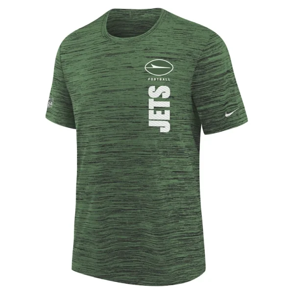 New york jets nike youth sideline velocity performance t shirt Green Yth M