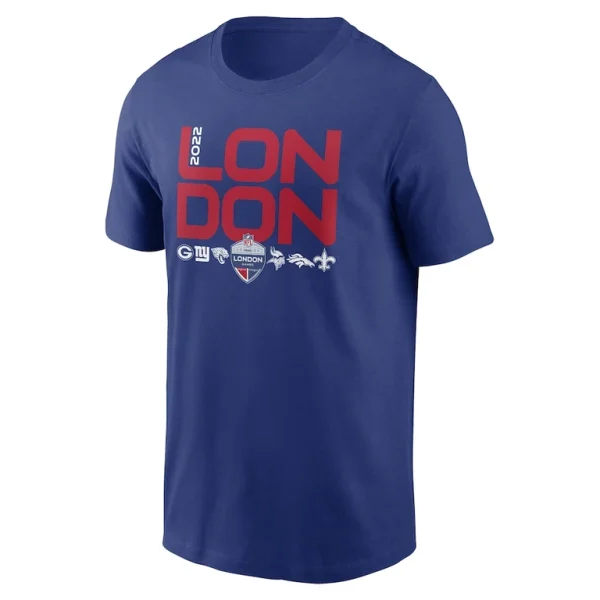 Nfl nike essential london games t shirt Royal M