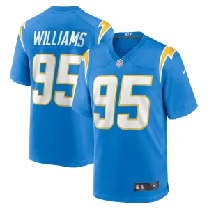 Nicholas williams los angeles chargers nike team game jersey Powder blue