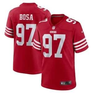 Nick bosa san francisco 49ers nike player game jersey Scarlet