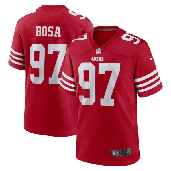 Nick bosa san francisco 49ers nike player game jersey Scarlet
