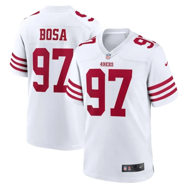 Nick bosa san francisco 49ers nike player game jersey White