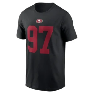 Nick bosa san francisco 49ers nike player name number t shirt Black M
