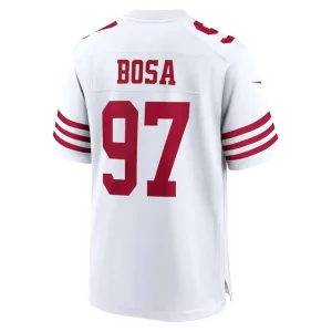 Nick bosa san francisco 49ers nike team game jersey White L