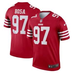 Nick bosa san francisco 49ers nike team legend player performance top Scarlet