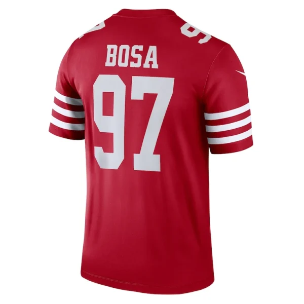 Nick bosa san francisco 49ers nike team legend player performance top Scarlet L