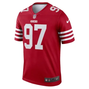 Nick bosa san francisco 49ers nike team legend player performance top Scarlet M