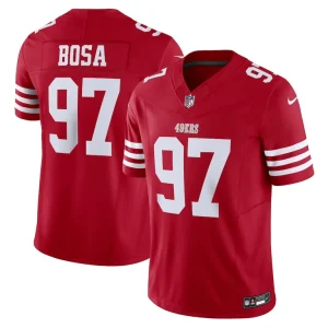 Nick bosa san francisco 49ers nike vapor f.u.s.e. limited jersey Scarlet