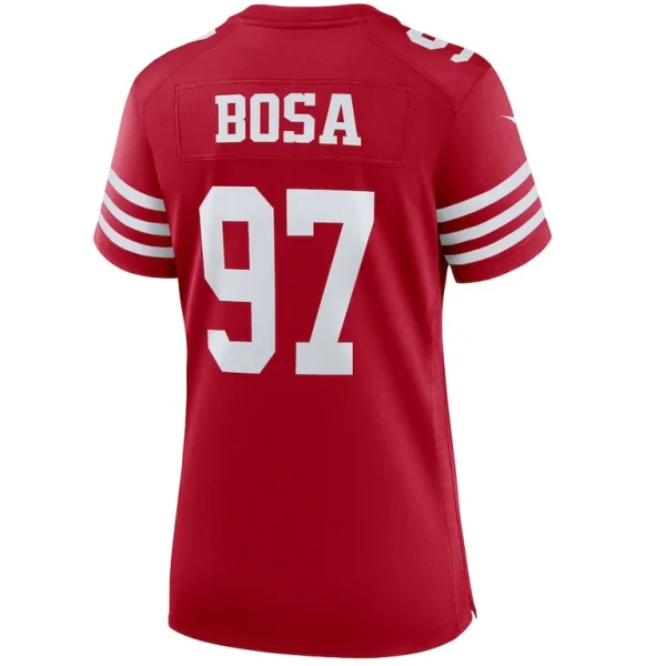 Nick bosa san francisco 49ers nike womens player jersey Scarlet L