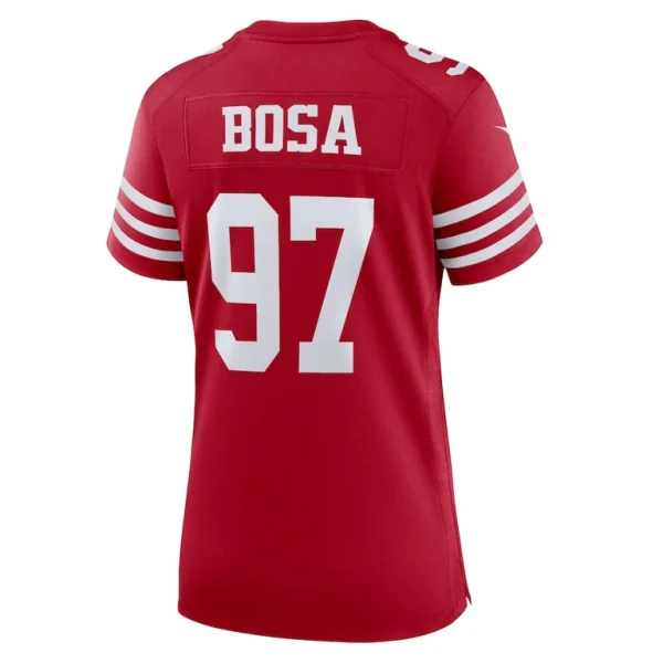 Nick bosa san francisco 49ers nike womens team game player jersey Scarlet L