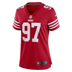 Nick bosa san francisco 49ers nike womens team game player jersey Scarlet M